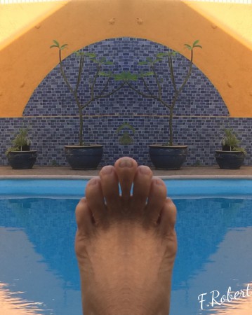 Mon pieds, photo modifier